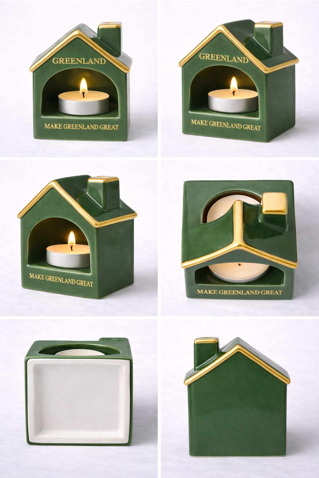 Greenland Ceramic Tealight House – The Great North | Limited Edition Nordic Home Decor Candle House - Image 4