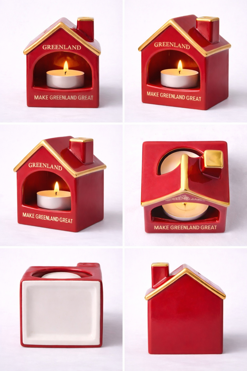 Greenland Ceramic Tealight House – The Great North | Limited Edition Nordic Home Decor Candle House - Image 5