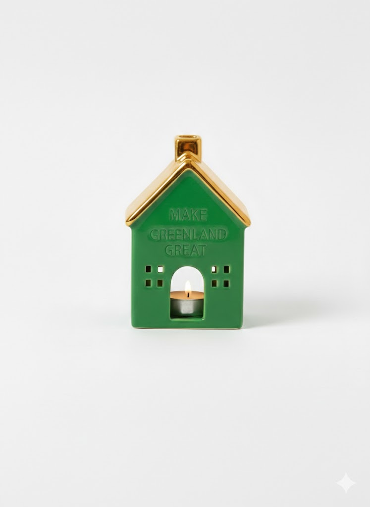Limited Edition “Make Greenland Great” Ceramic House Candle Holder – Batch Pre-Order 2026 - Image 6