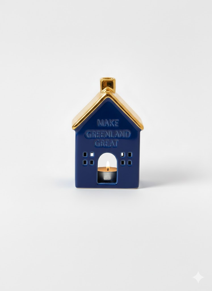 Limited Edition “Make Greenland Great” Ceramic House Candle Holder – Batch Pre-Order 2026 - Image 7